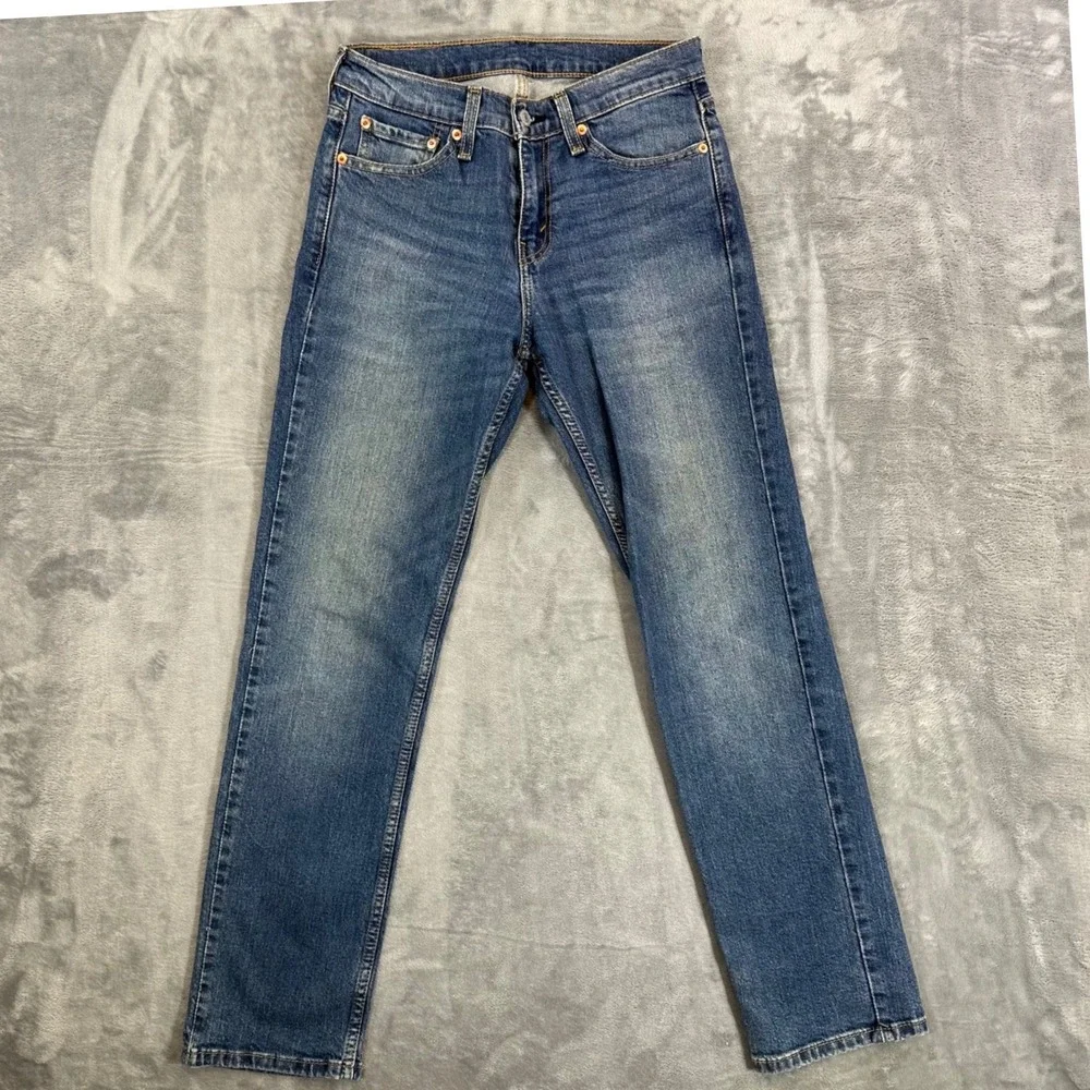 Levi's 511 Slim Fit Jeans Men's Size 28x30 Blue Med Wash WaterLess Denim Pants